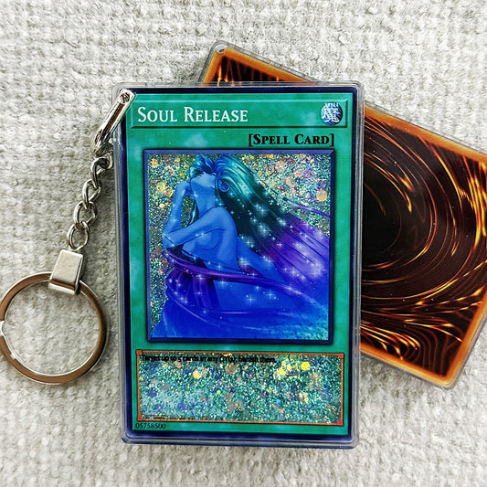SOUL RELEASE Card Quicksand Keychain