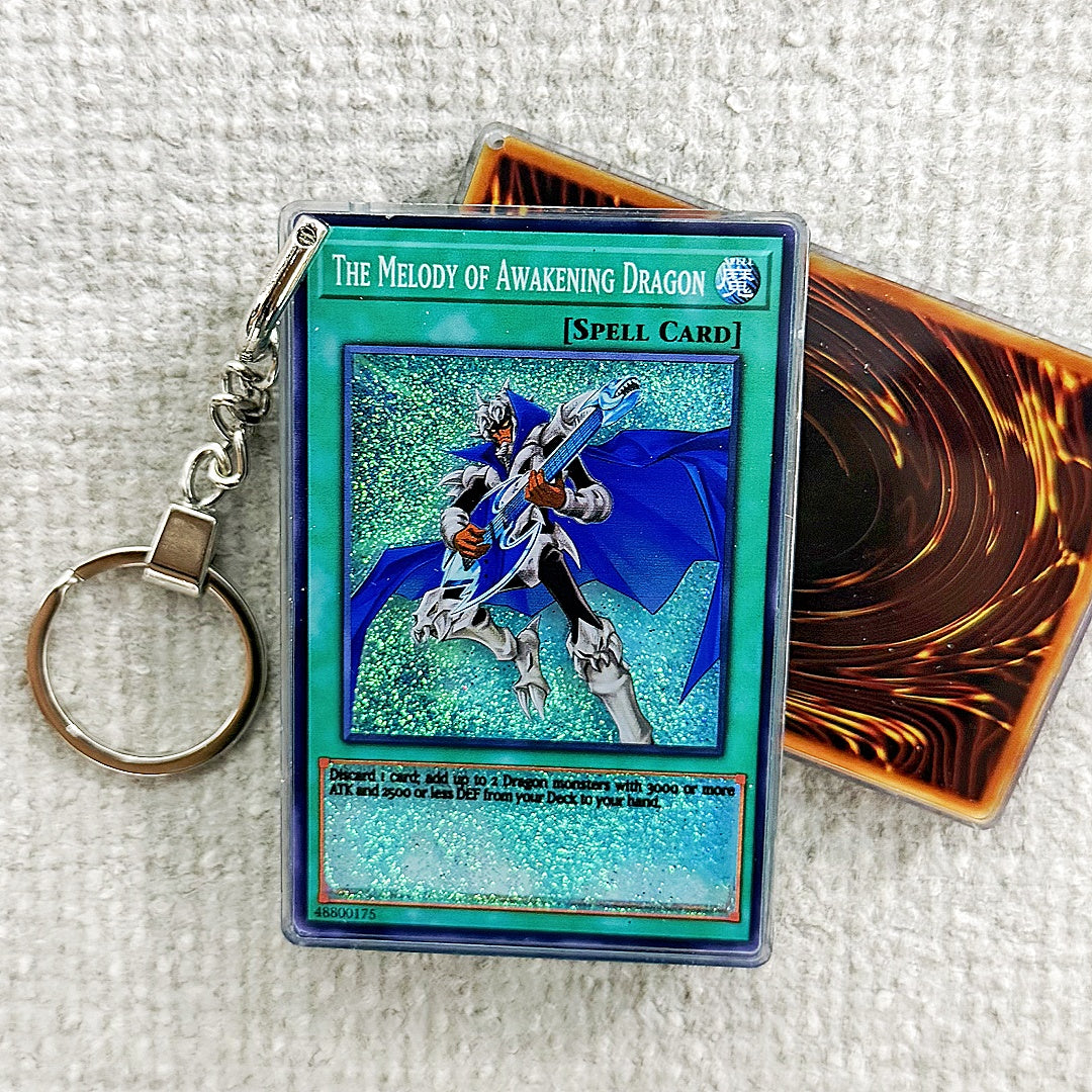 THE MELODY OF AWAKENING DRAGON Card Quicksand Keychain
