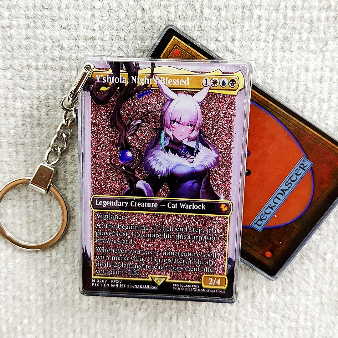Y'shtola, Night's Blessed Card Quicksand Keychain