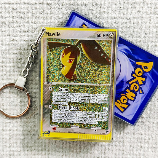 Mawile Card Quicksand Keychain