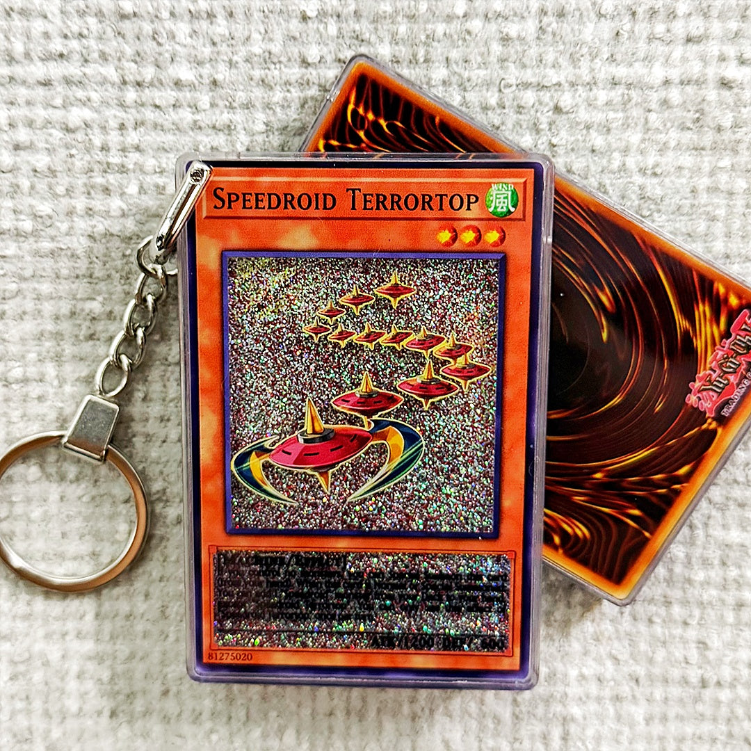 SPEEDROID TERRORTOP Card Quicksand Keychain