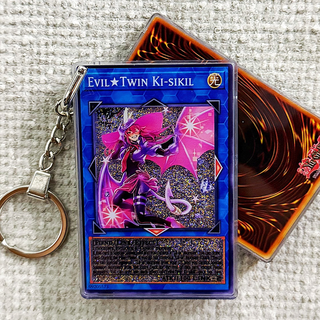 EVIL*TWIN KI-SIKIL Card Quicksand Keychain
