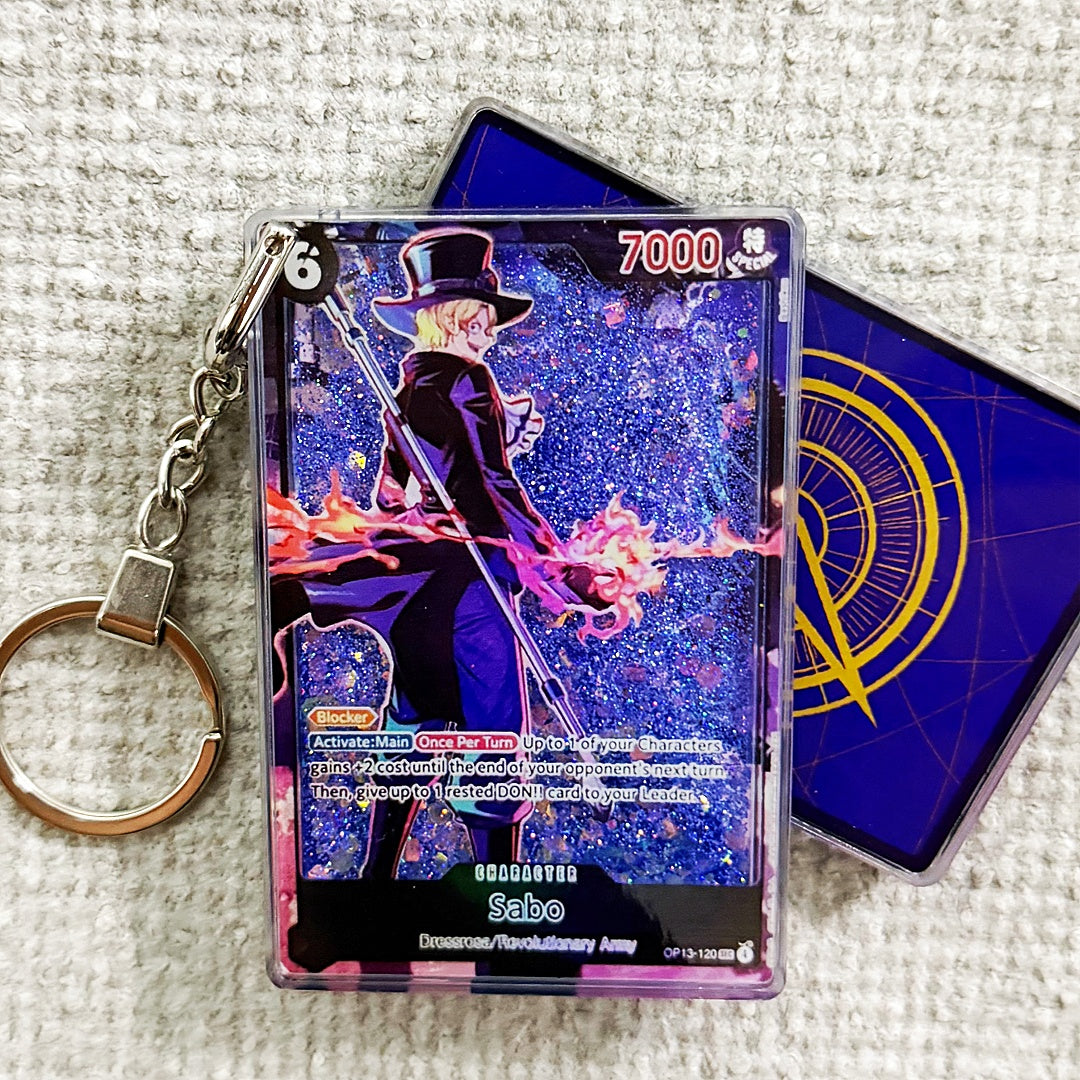 Sabo Card Quicksand Keychain