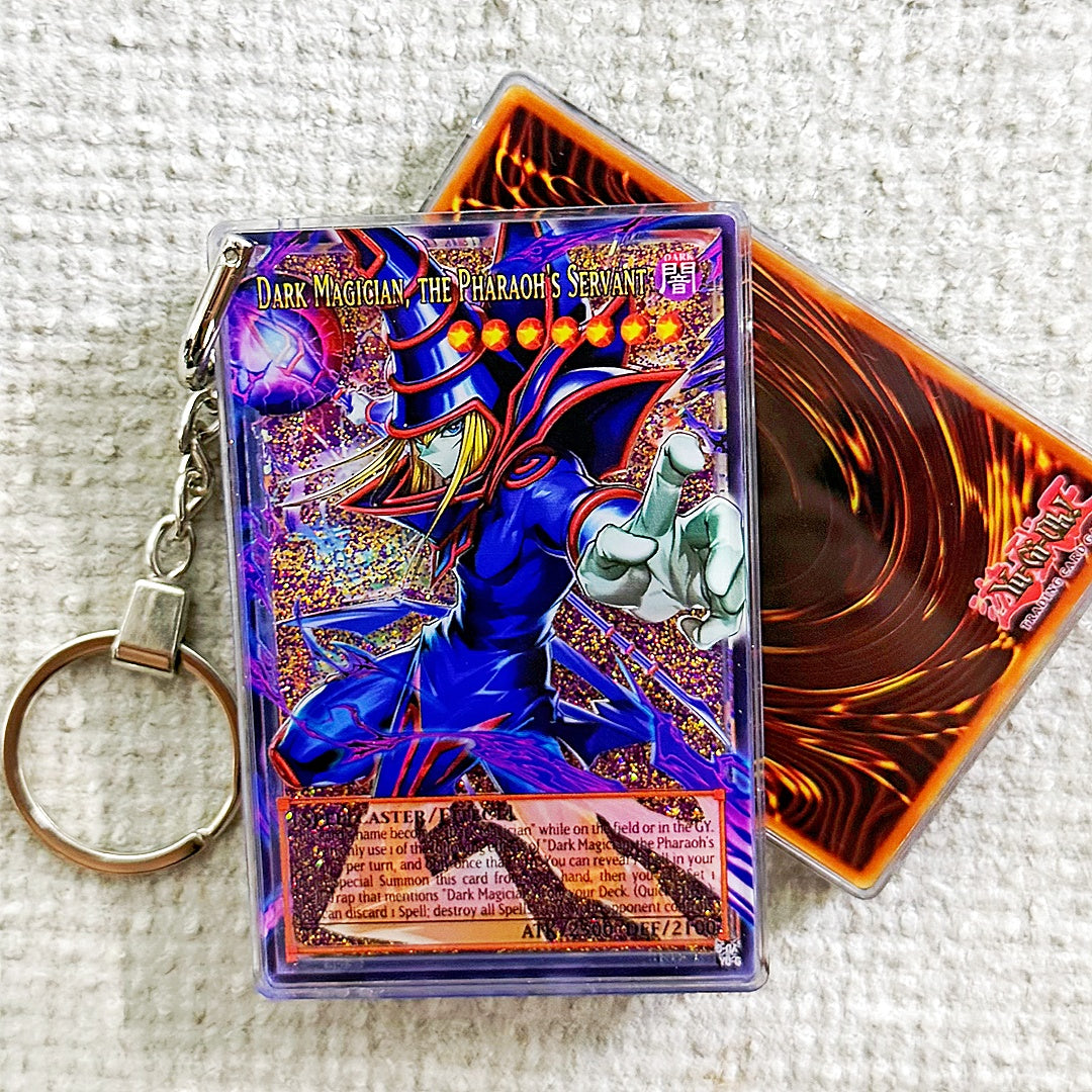 DARK MAGIGIAN THE PHARAOH'S SERVANT Card Quicksand Keychain
