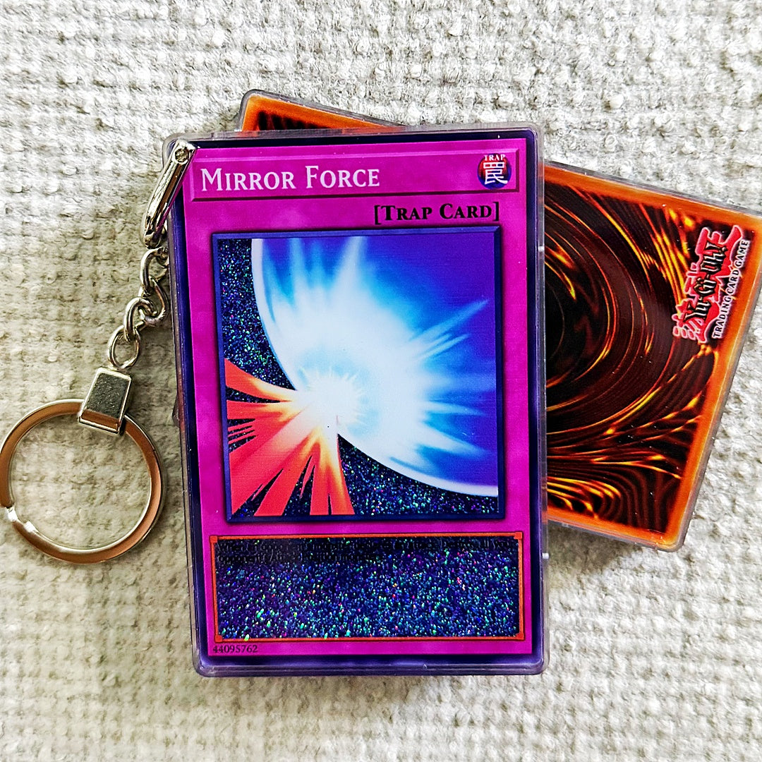 MIRROR FORCE Card Quicksand Keychain