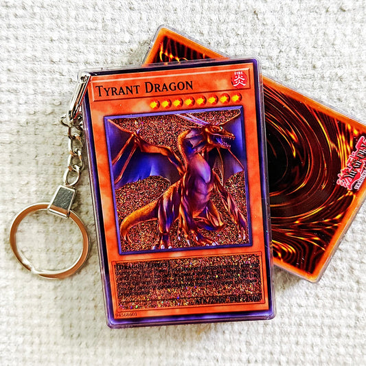 TYRANT DRAGON Card Quicksand Keychain