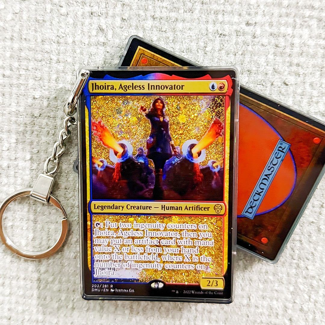 Jhoira, Ageless Innovator Card Quicksand Keychain