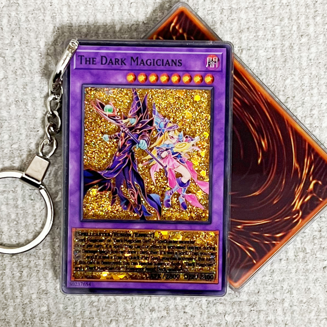 THE DARK MAGICIANS Card Quicksand Keychain