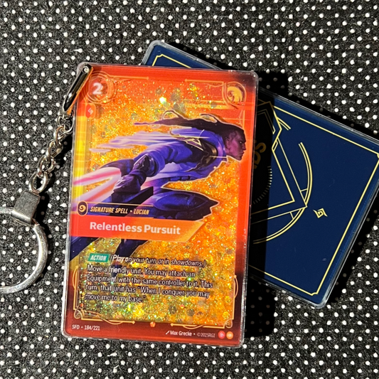 Riftbound Card Quicksand Keychain – KeychainMonster
