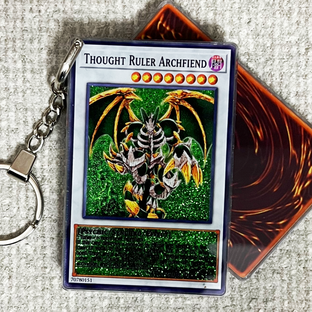 THOUGHT RULER ARCHFIEND Card Quicksand Keychain
