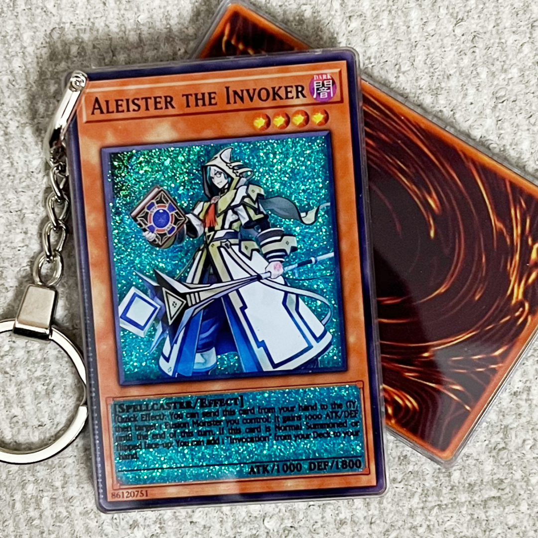 ALEISTER THE INVOKER Card Quicksand Keychain