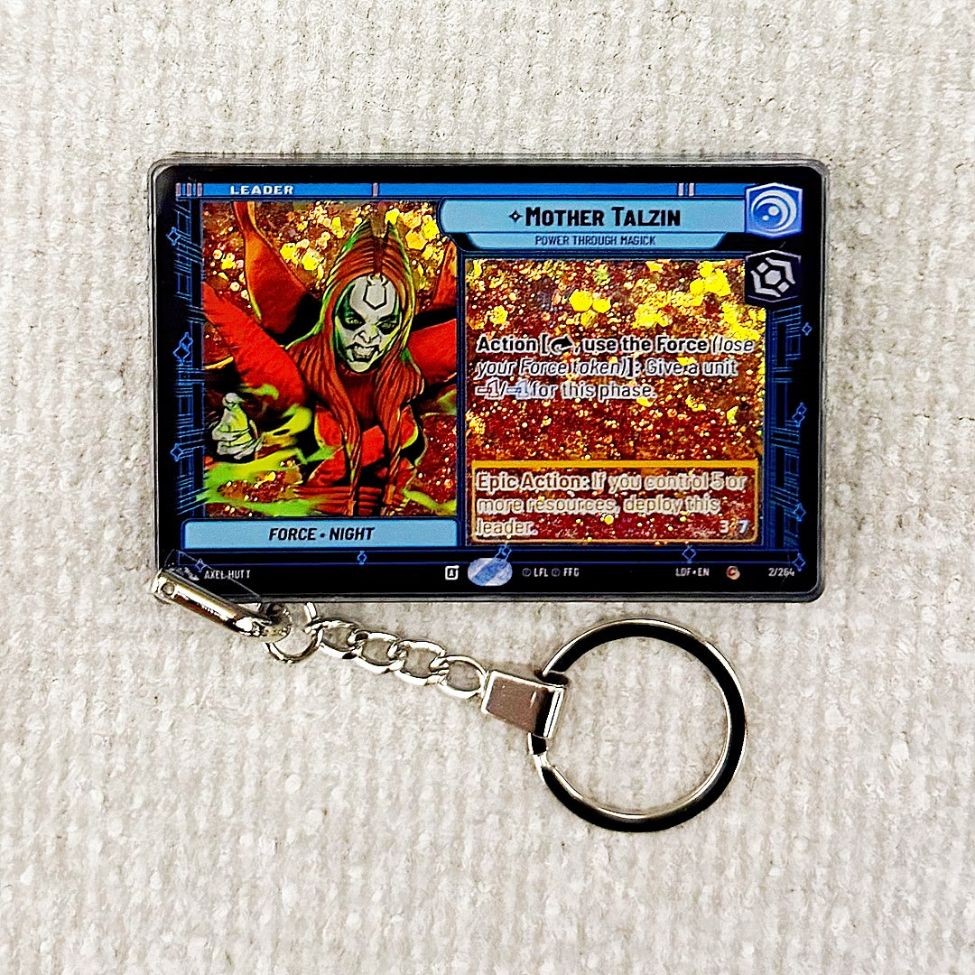 MOTHER TALZIN Star Wars Card Quicksand Keychain