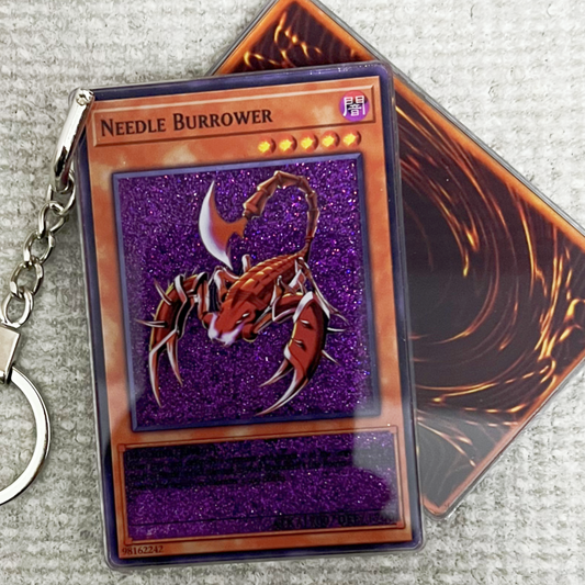 NEEDLE BURROWER Card Quicksand Keychain