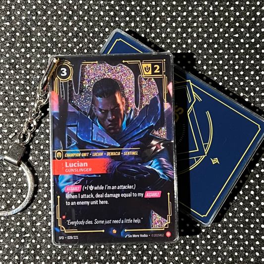 Riftbound Card Quicksand Keychain – KeychainMonster