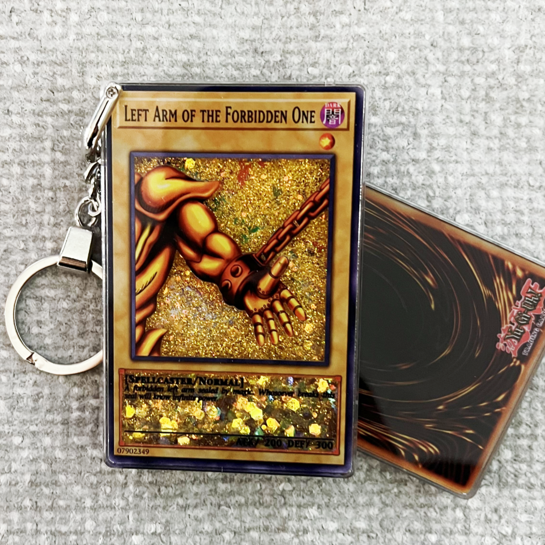 LEFT ARM OF THE FORBIDDEN ONE Card Quicksand Keychain
