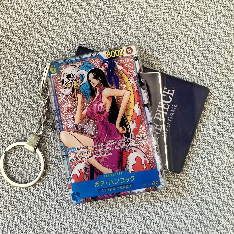 Hancock Japanese Version Comic Background Card Quicksand Keychain