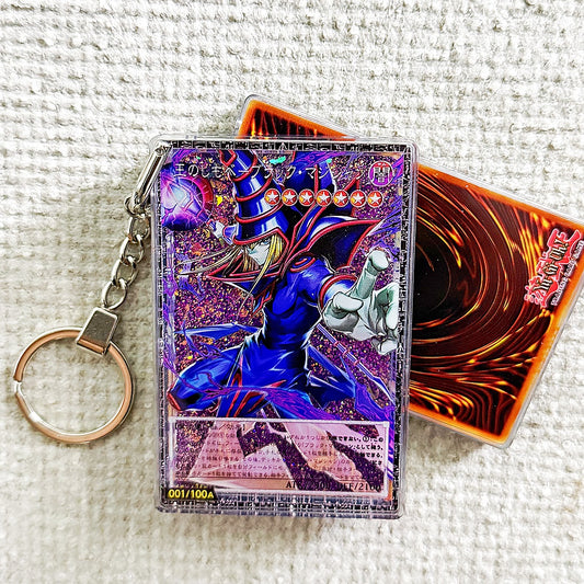 Yugioh Dark Magician, the Pharaoh's Servant LOCH-JP001 Card Quicksand Keychain