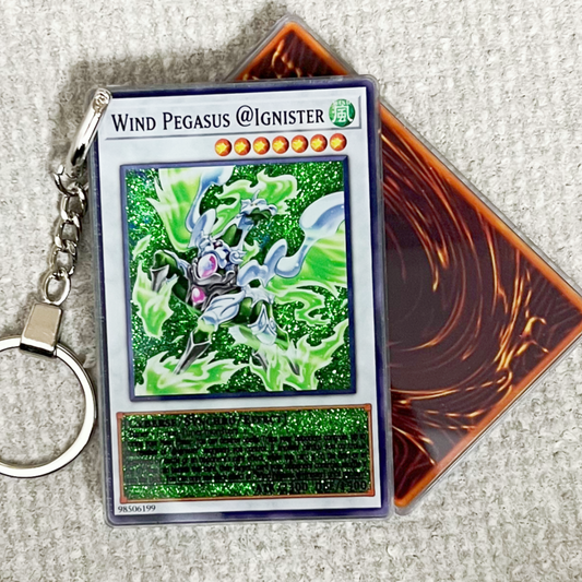 WIND PEGASUS @IGNISTER Card Quicksand Keychain