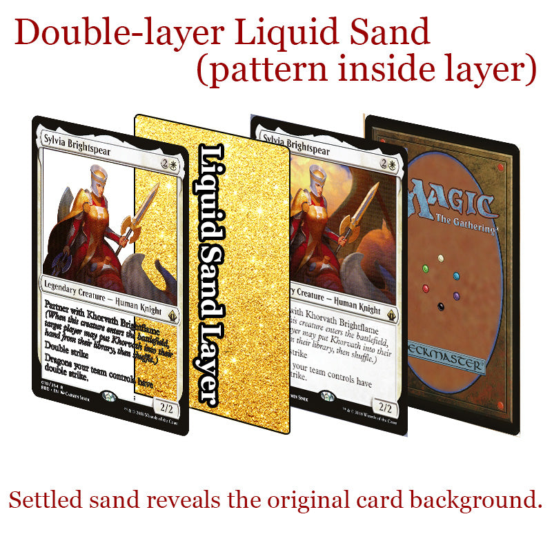 CUSTOM MTG Card Quicksand Keychain