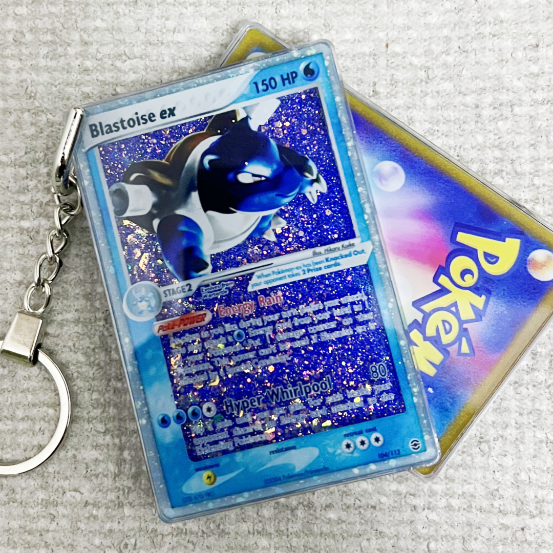 Blastoise EX Quicksand Keychain
