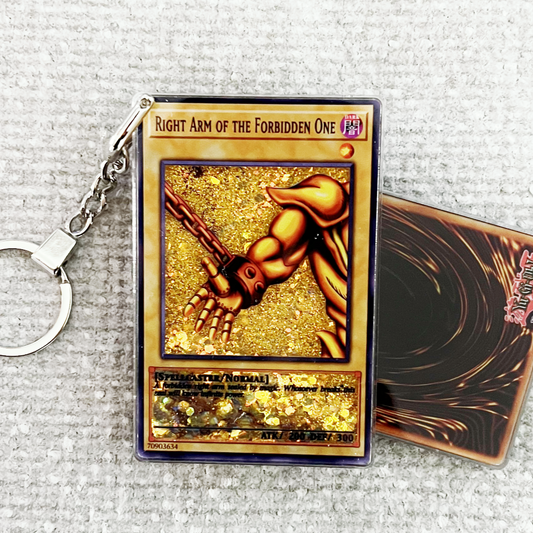 RIGHT ARM OF THE FORBIDDEN ONE Card Quicksand Keychain