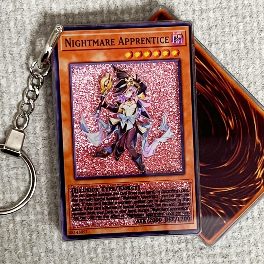 NIGHTMARE APPRENTICE Card Quicksand Keychain
