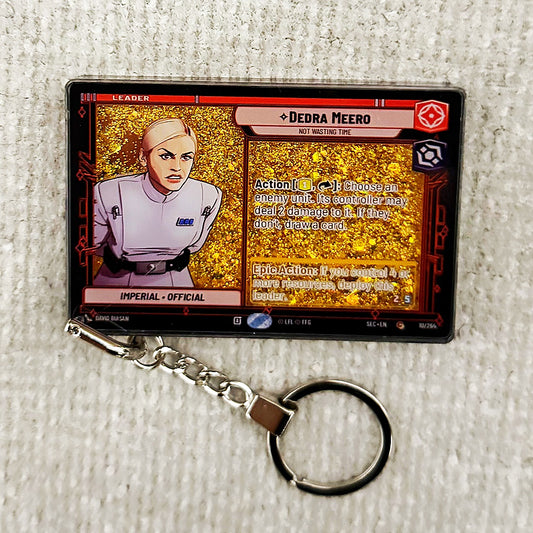 DEDRA MEERO Star Wars Card Quicksand Keychain