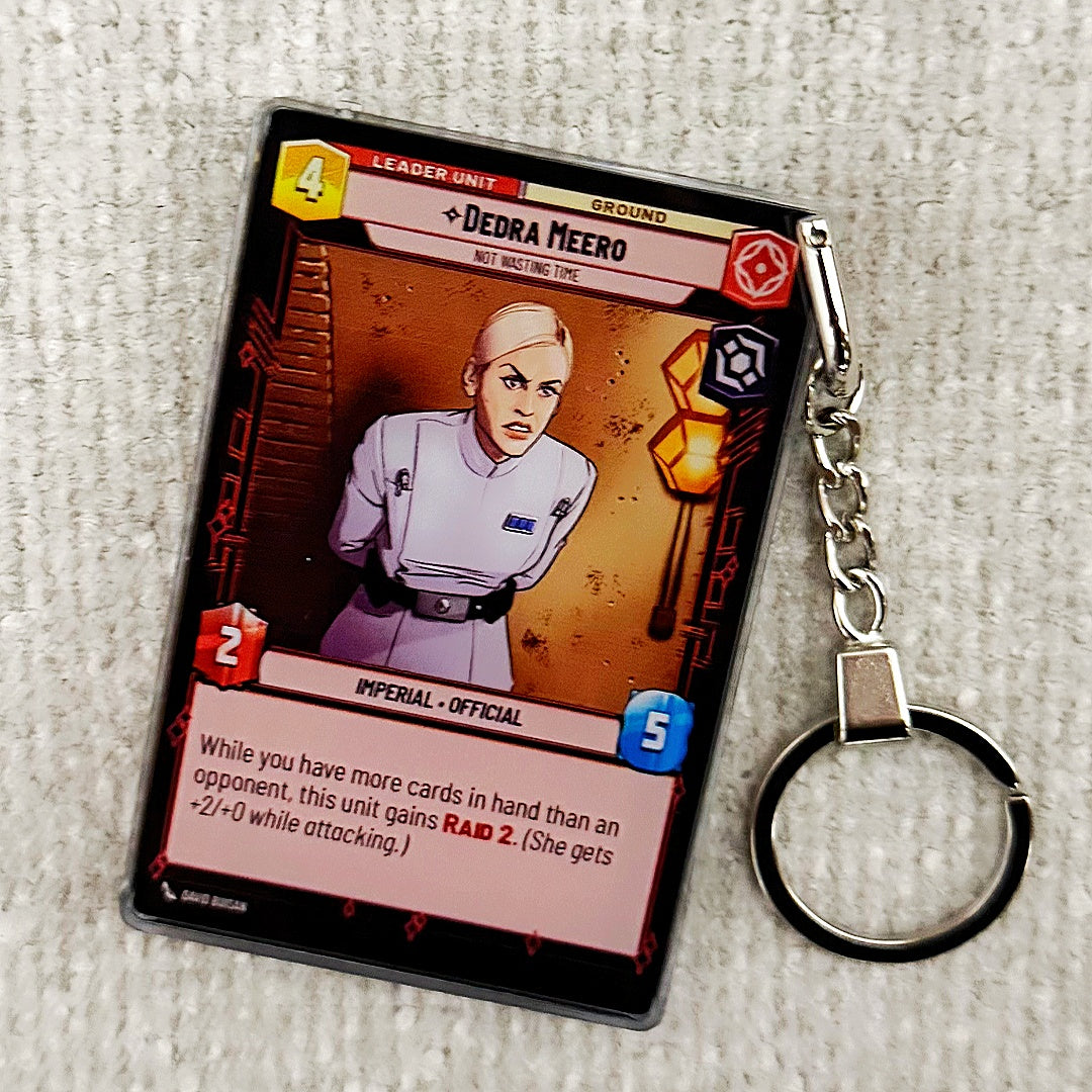 DEDRA MEERO Star Wars Card Quicksand Keychain