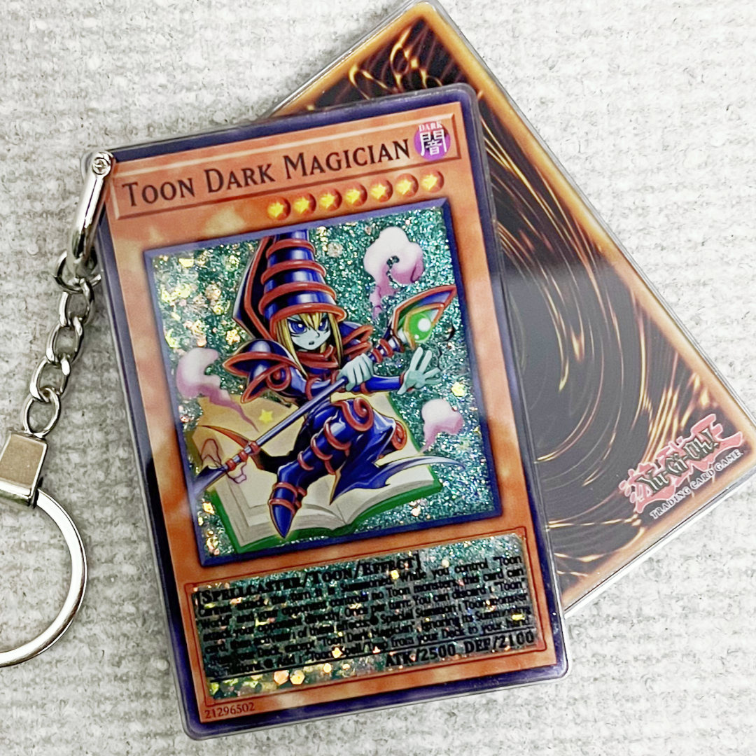 TOON DARK MAGICIAN Card Quicksand Keychain