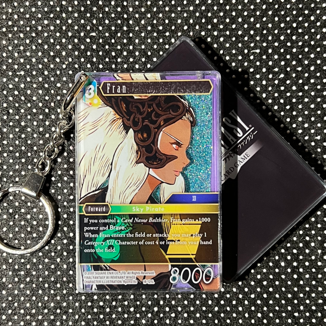 Fran (18-121L) Final Fantasy Card Quicksand Keychain