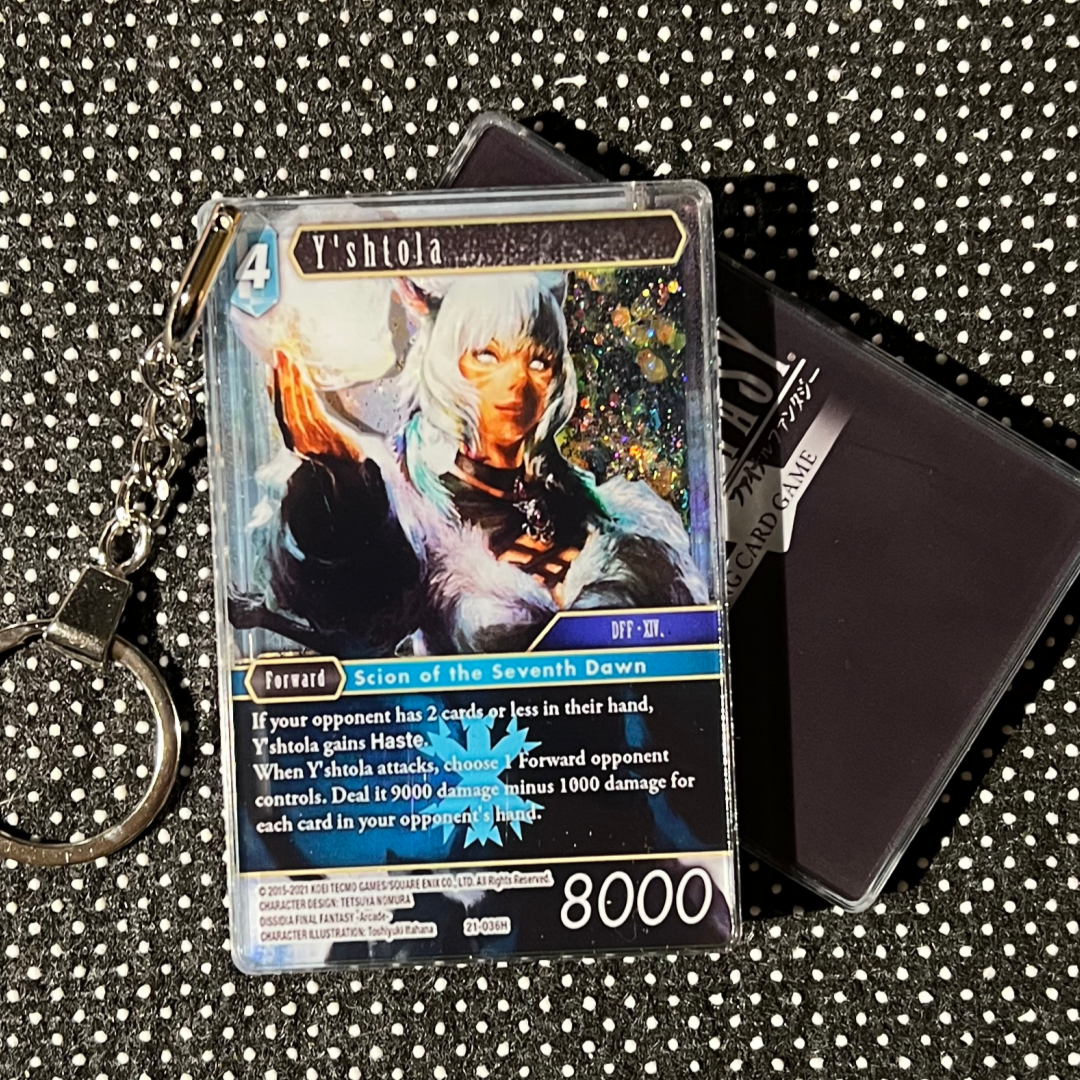 Y'shtola (21-036H) Final Fantasy Card Quicksand Keychain