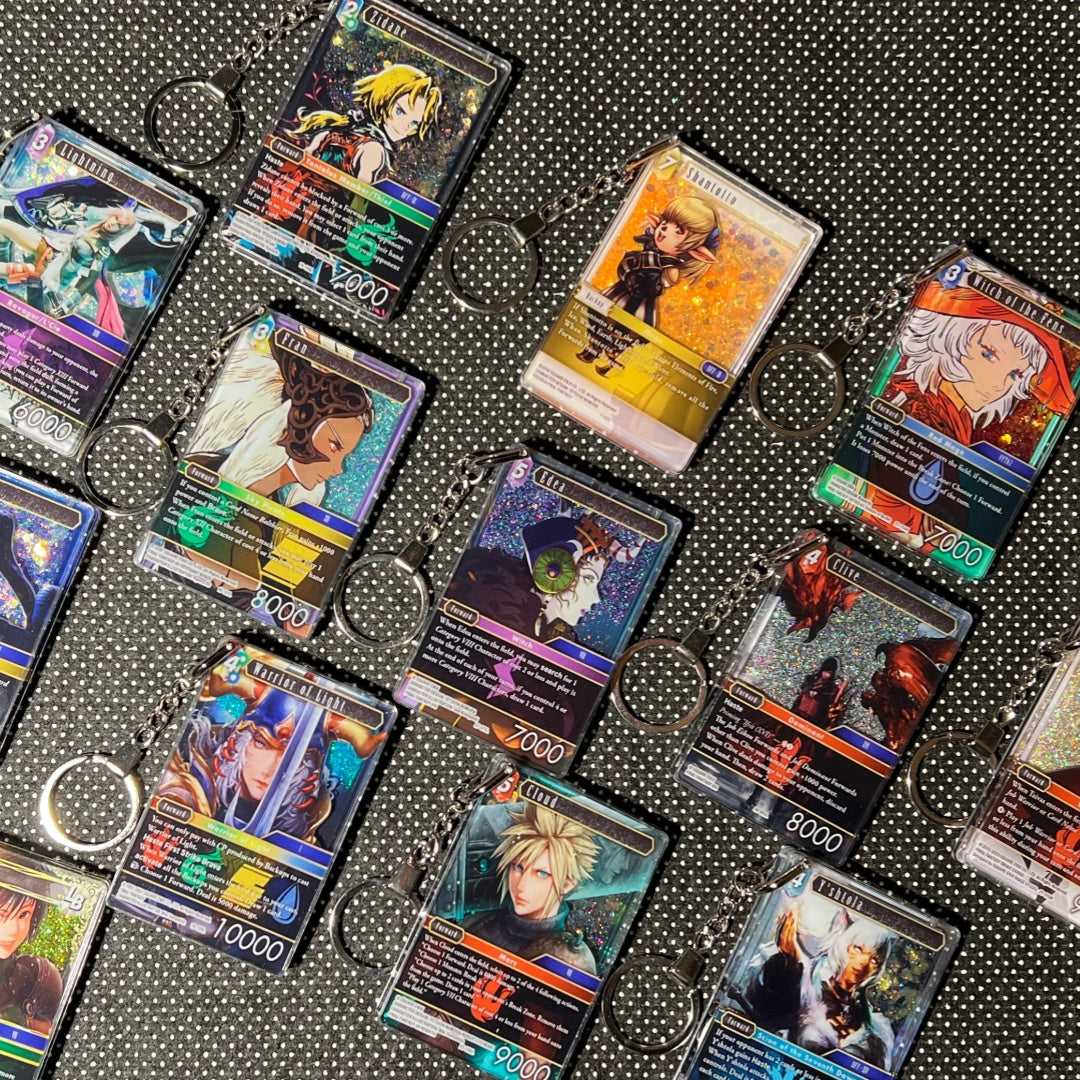 Clive (24-005L) Final Fantasy Card Quicksand Keychain