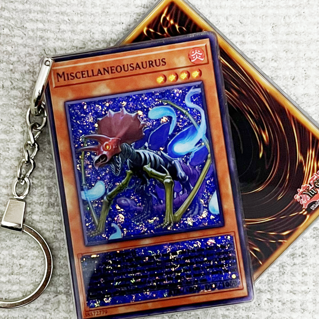 MISCELLANEOUSAURUS Card Quicksand Keychain
