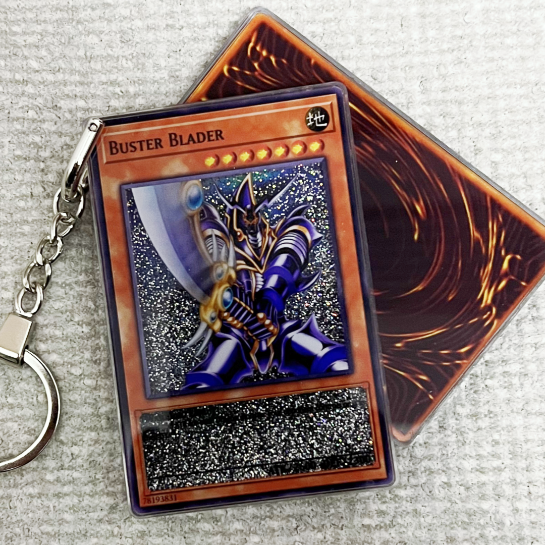 BUSTER BLADER Card Quicksand Keychain