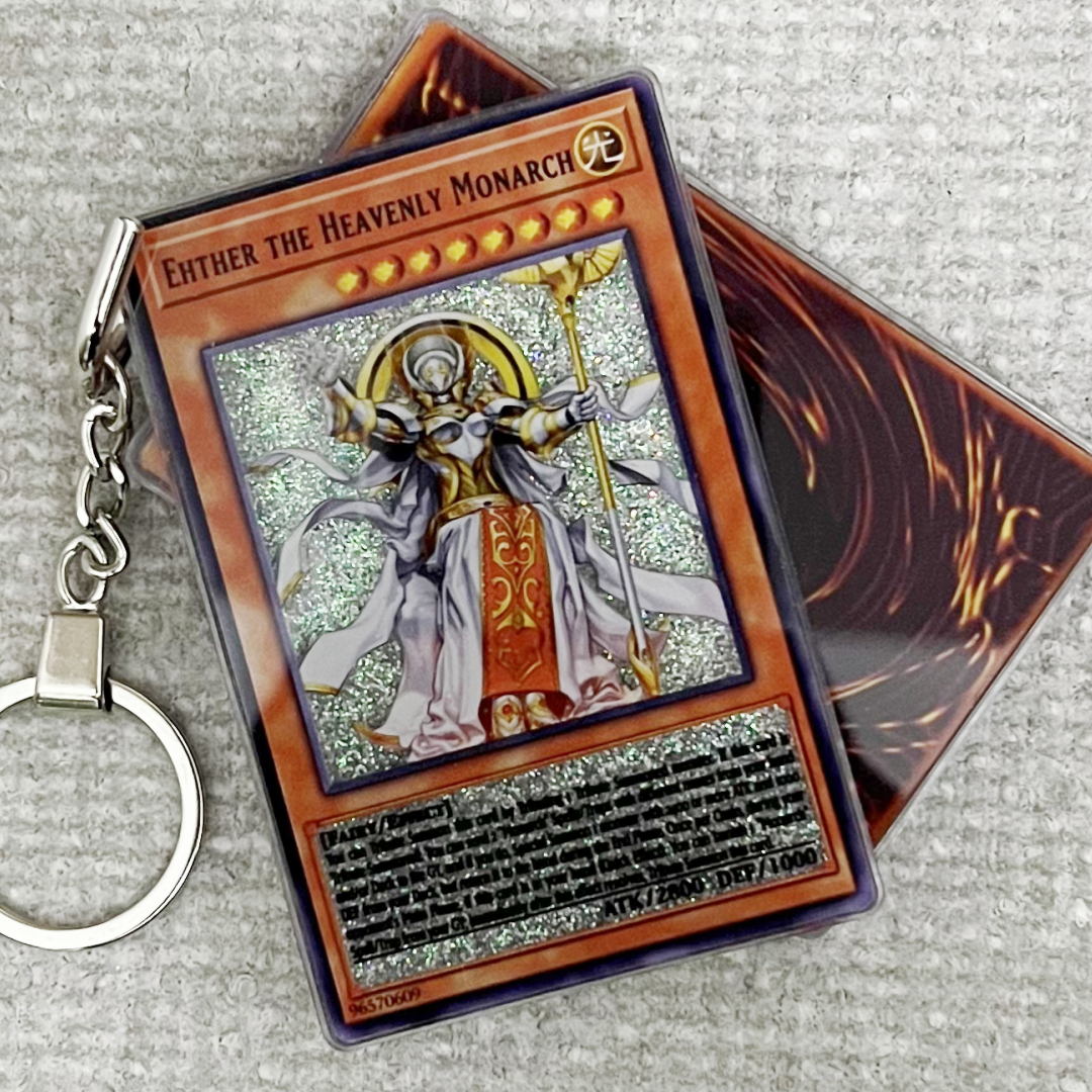 EHTHER THE HEAVENLY MONARCH Card Quicksand Keychain