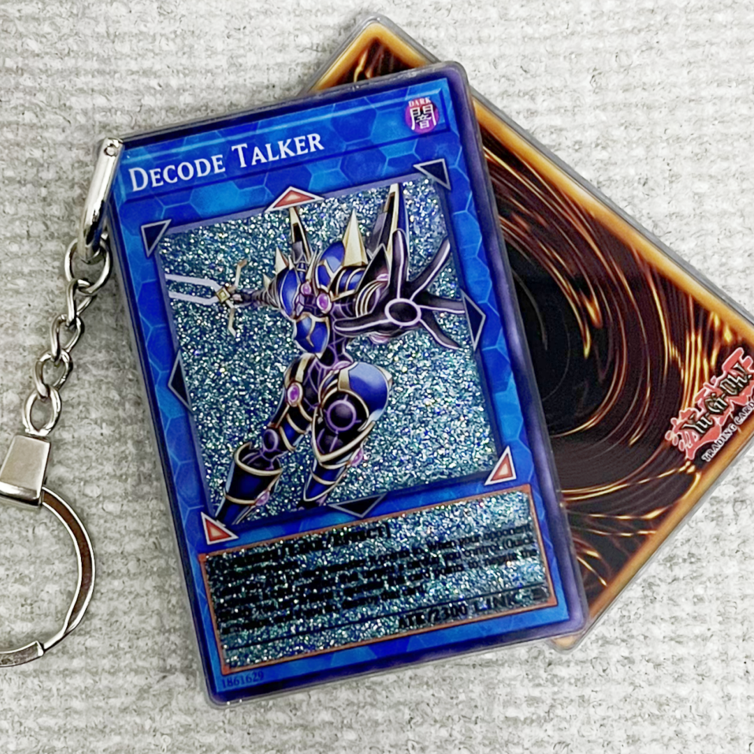 DECODE TALKER Card Quicksand Keychain