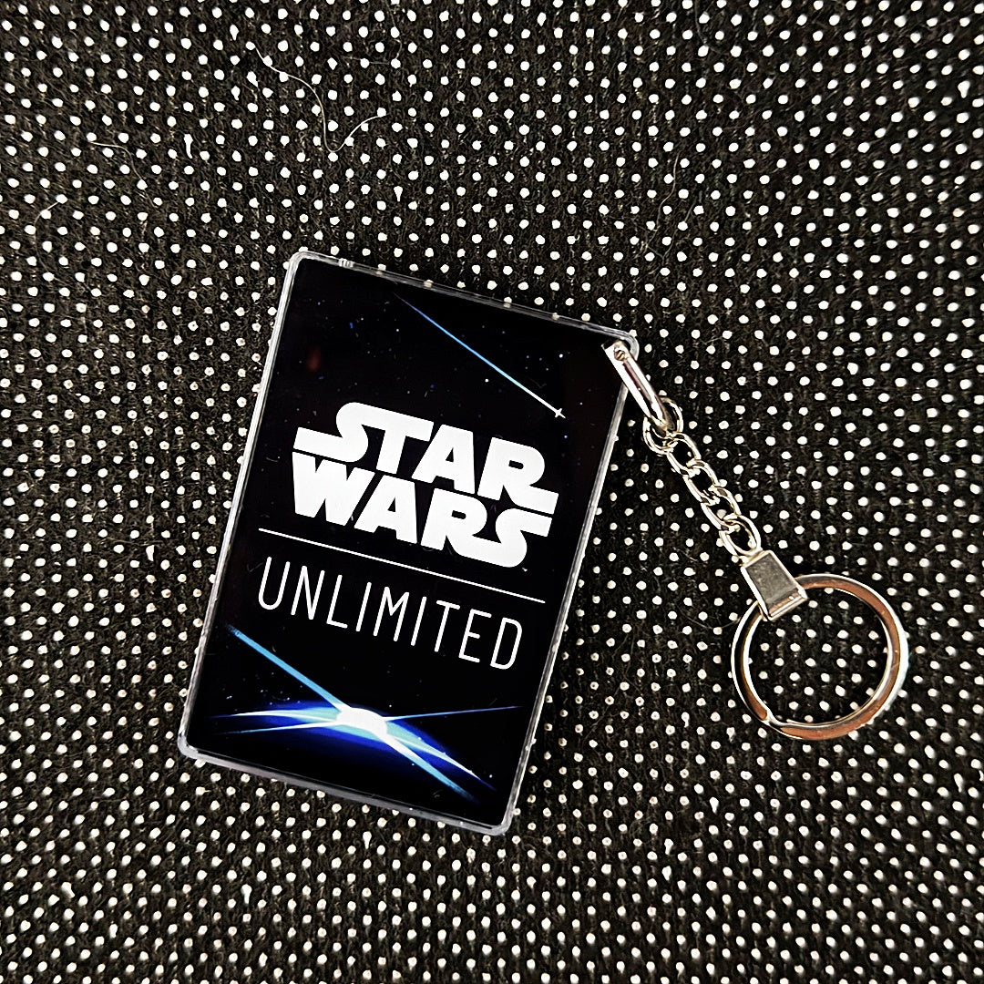CUSTOM Star Wars Card Quicksand Keychain