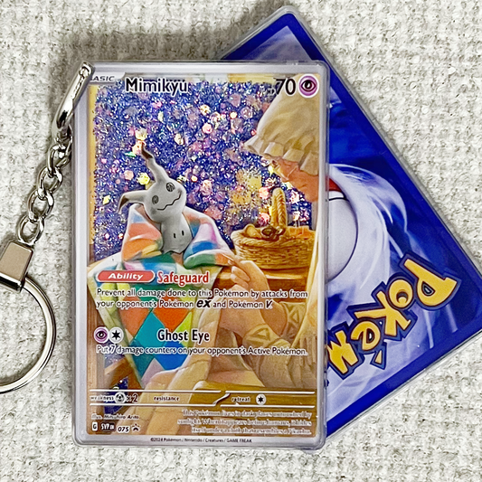 Mimikyu Card Quicksand Keychain