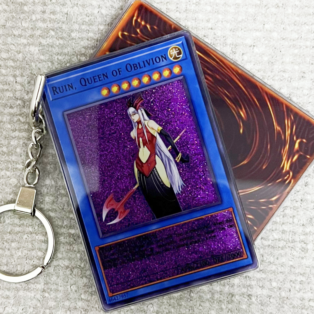 RUIN, QUEEN OF OBLIVION Card Quicksand Keychain
