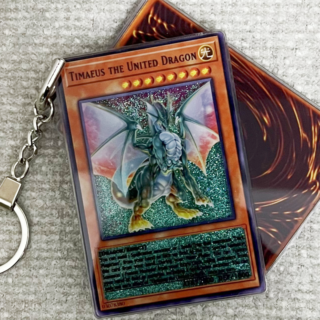 TIMAEUS THE UNITED DRAGON Card Quicksand Keychain